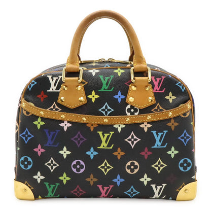 Louis Vuitton Monogram Multicolor Trouville Handbag Noir Black Black Gold