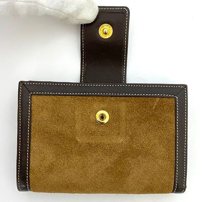 Loewe Fold Wallet Brown Beige