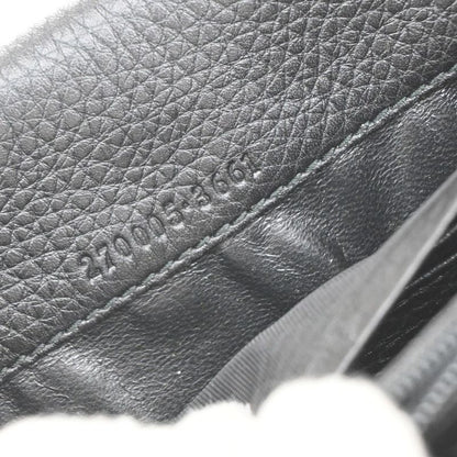 Gucci Long Wallet Fold Wallet Leather Black 65kb005