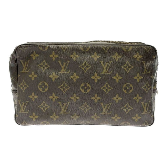 Louis Vuitton M47522 Monogram PVC Trousse Toilette 28 Brown 317550 Second Bag