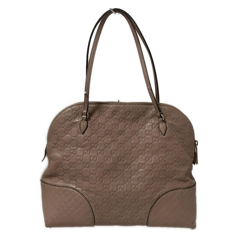 Gucci Shoulder Bag Bree Stripe Line 323673 Pink Beige Leather