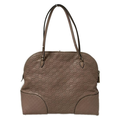 Gucci Shoulder Bag Bree Stripe Line 323673 Pink Beige Leather