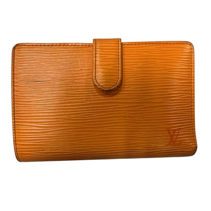 2841 Louis Vuitton Porte Monet Vieux Viennois Epi Orange Clasp M6324h Preowned