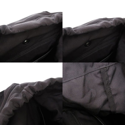 Saint Laurent Canvas Leather Black Backpack Daypack Black 1091 Saint Laurent
