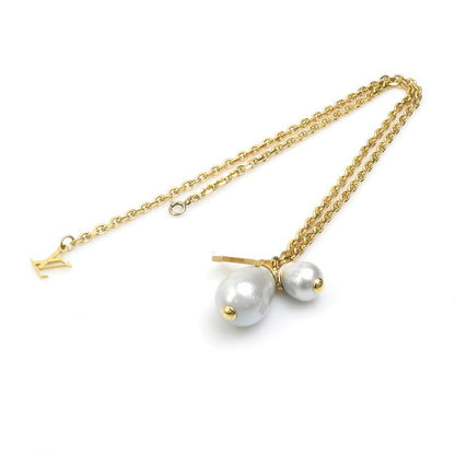 Louis Vuitton Necklace Pendentif Damier Pearl M66322