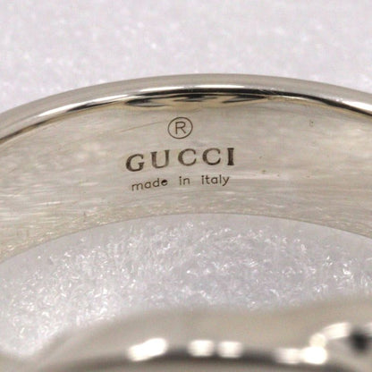 Gucci Interlocking G Silver 925 Size 12.5 Ladies 4.6g Ring