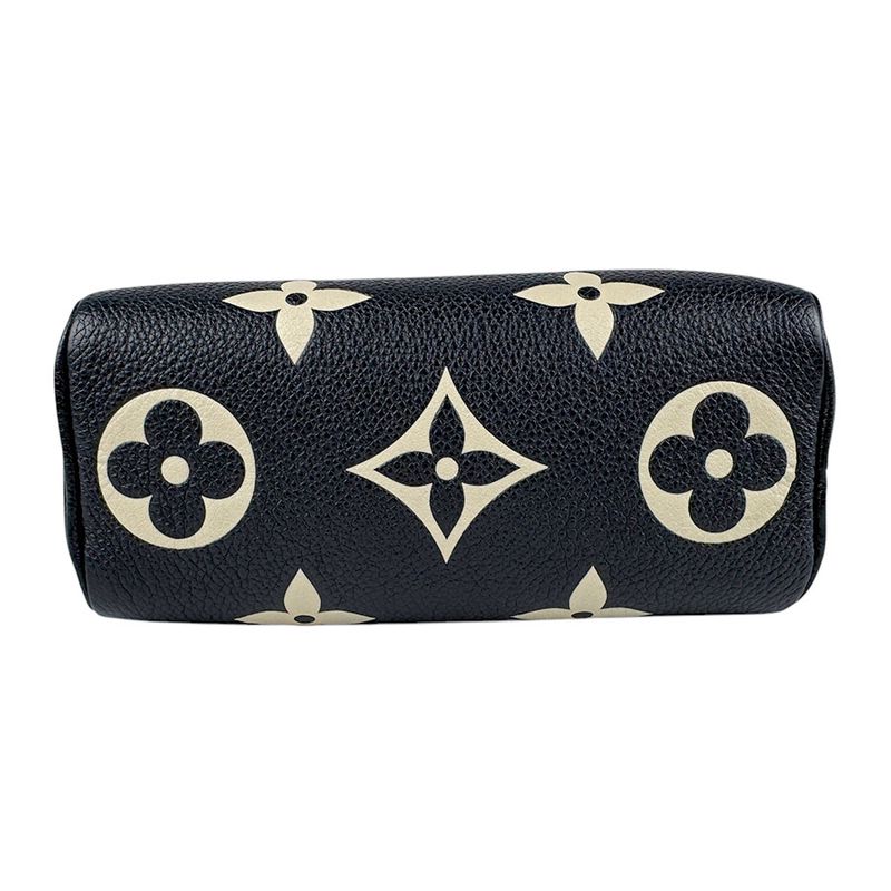 Louis Vuitton Crossbody Shoulder Bag Monogram Empreinte Bicolor Nano Speedy