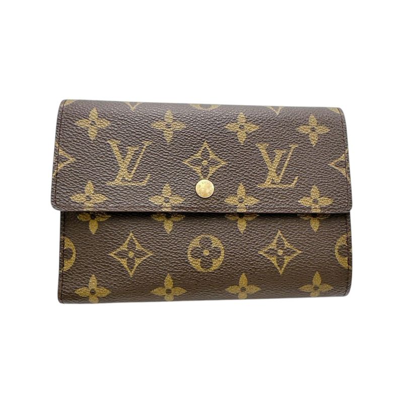 Louis Vuitton M61202 Monogram Trifold Wallet Porte Trousseau Etui Trifold