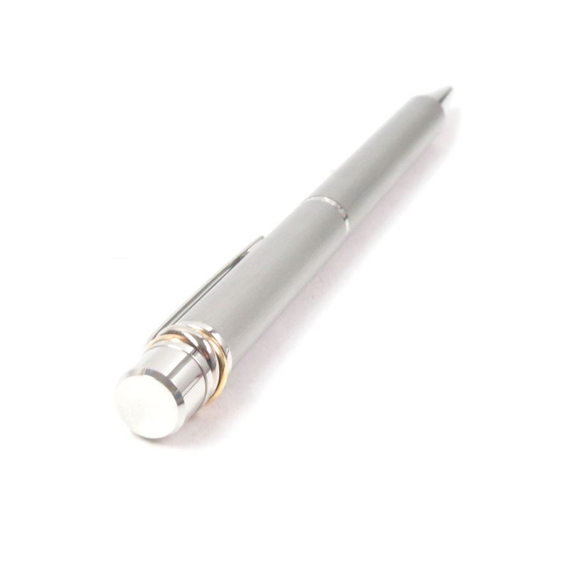 Cartier Trinity Hairline Twist Ballpoint Pen Silver With Box And Case Made In