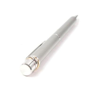 Cartier Trinity Hairline Twist Ballpoint Pen Silver With Box And Case Made In