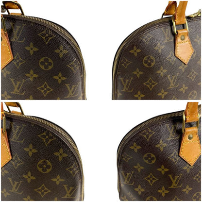 Louis Vuitton Alma Monogram Leather Handbag Mini Tote Bag Brown