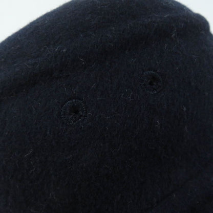 Christian DIOR 21dch918i100 Wool Silk Oblique Cap Dark Navy 57 Made In Italy