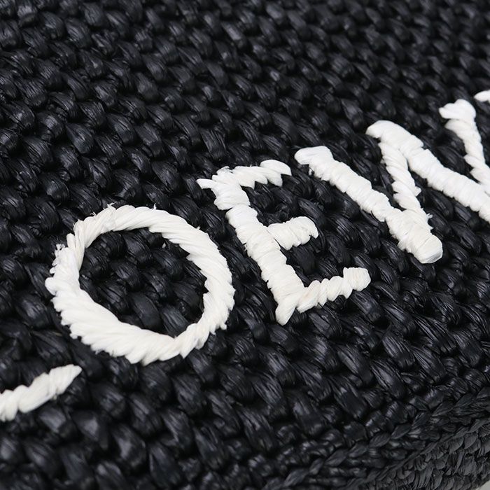 Loewe Tote Mini Loewe Font Alf1v46x01 Handbag Raffia Women's