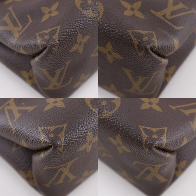 Louis Vuitton Saint Placide M43713 Monogram Canvas Threes Brown/red Ca2167