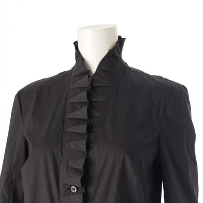Prada Archive Scalloped Collar Tailored Jacket Black 40