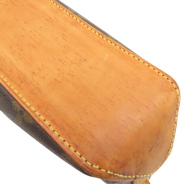 Louis Vuitton Shoulder Bag Trotter Monogram Canvas Monogram Gold Hardware Tea