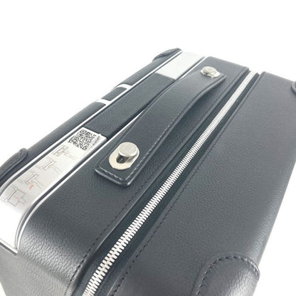 Hermes Carry-on Bag Low Ring Mobility Suitcase Cabin Taurillon Clemence Black