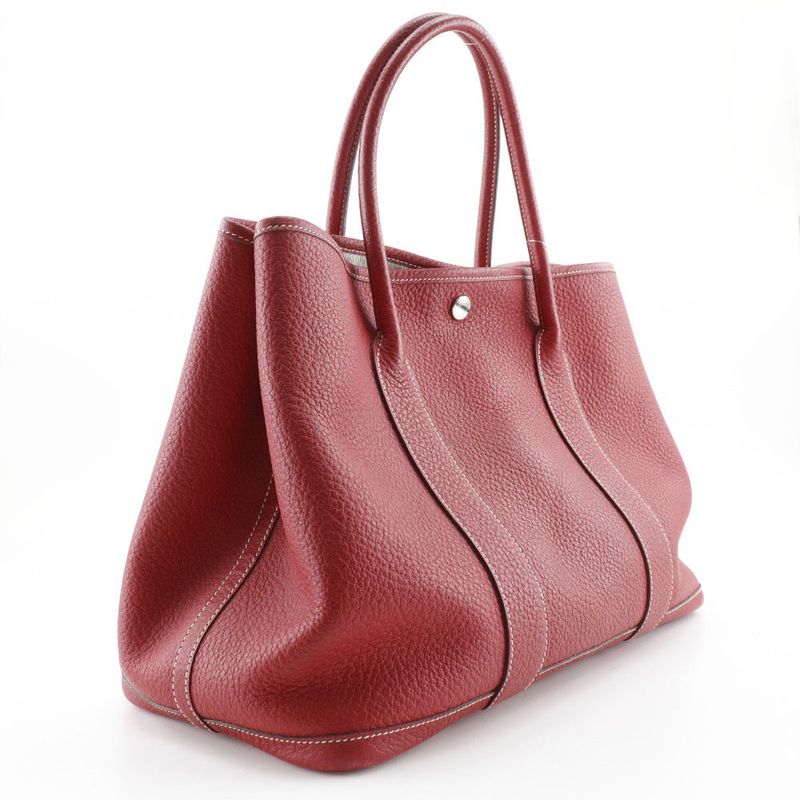 Hermes Garden Party PM Negonda Red □P Ladies Tote Bag