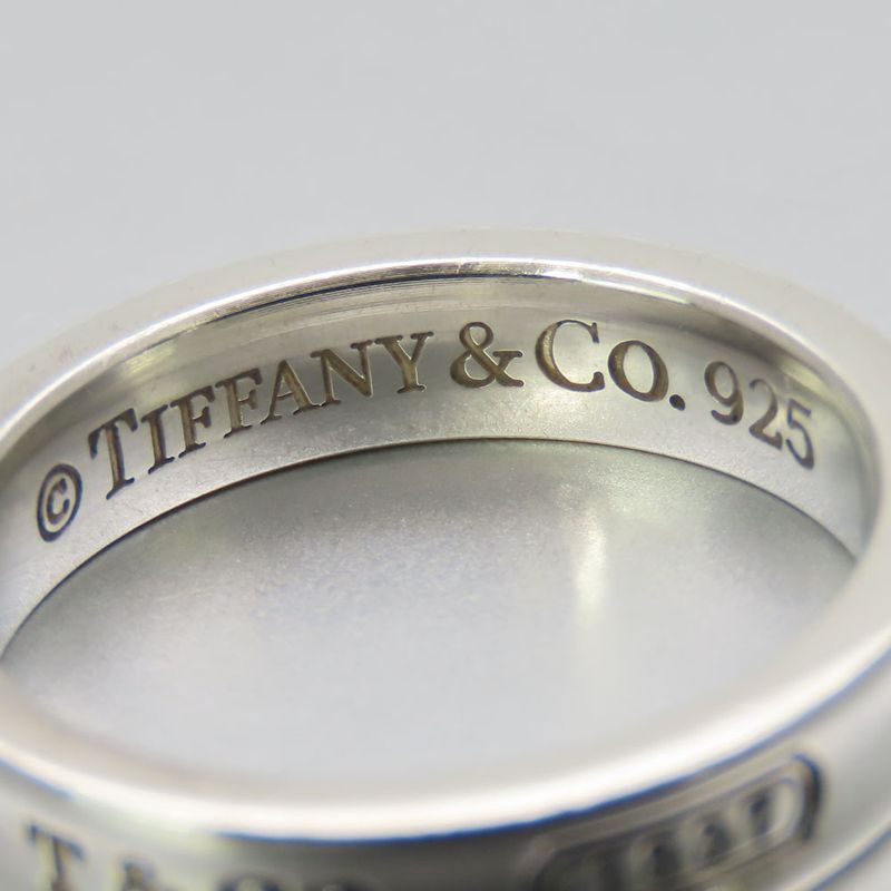 Tiffany & Co Ring 1837 Silver 925 Approx 3.9g Silver Simple Accessory Ladies