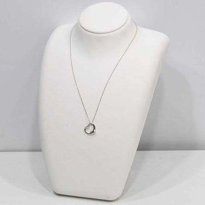 Tiffany & Co Tiffany & Co Necklace Open Heart 15mm (0.59in) Silver 925 Approx