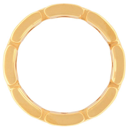 Cartier Maillon Panthère Ring #56 18K Yellow Gold 145g 3 Rows Yellow Gold Ladies