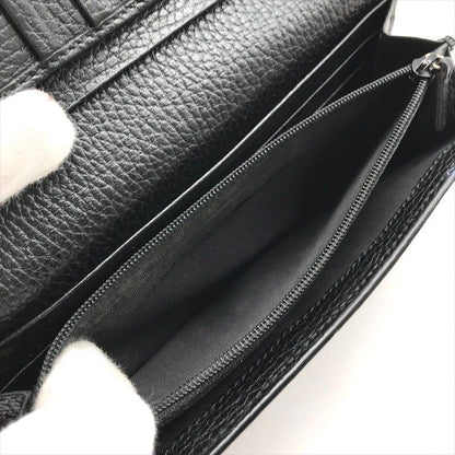 Gucci Inter Locking Leather Bifold Wallet Black