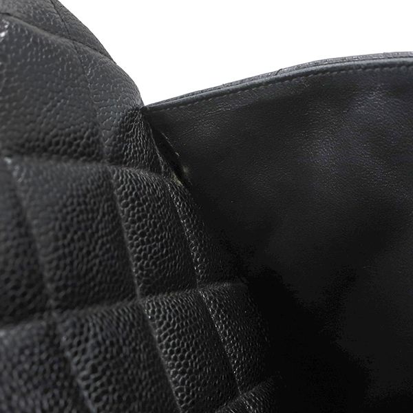 Chanel Tote Bag Revival Tote Caviar Skin Black Gunmetal Hardware Black Coco