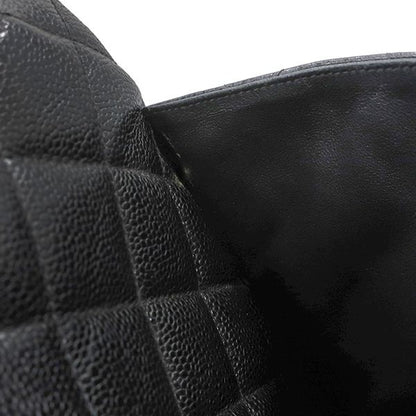 Chanel Tote Bag Revival Tote Caviar Skin Black Gunmetal Hardware Black Coco