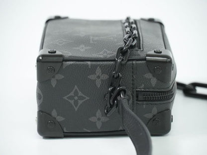 Authentic Louis Vuitton LV Mini Soft Trunk Monogram Eclipse Shoulder Bag