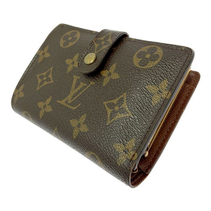 Louis Vuitton M61663 Monogram PVC Porte Monet Vier Viennois Brown 405922 Bifold