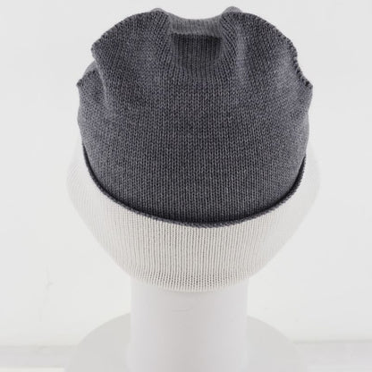 Chanel Coco Mark Sport Line Wool X Silk X Cashmere White Women's Knit Cap