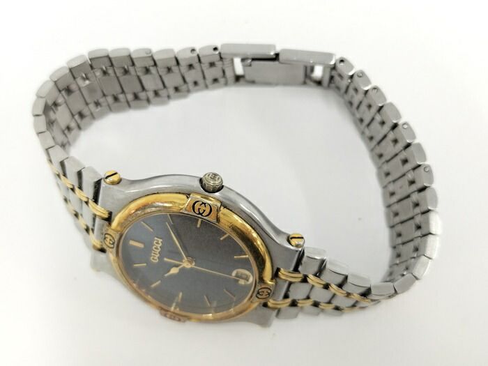 Gucci Wristwatch Men's Quartz SS Gray Dial 9000m