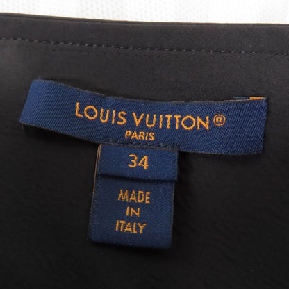 Louis Vuitton 2024 Silk Blend Ribbon Belt Design Pleated Wrap Long Skirt White