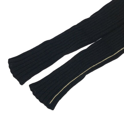 Celine by Phoebe Philo V-Neck Ribbed Knit Sweater 2 3dr7 7707 Black S