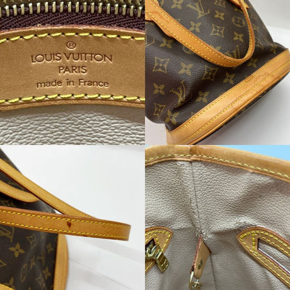 Louis Vuitton Monogram Petit Baguette Tote Bag M42238 Brown
