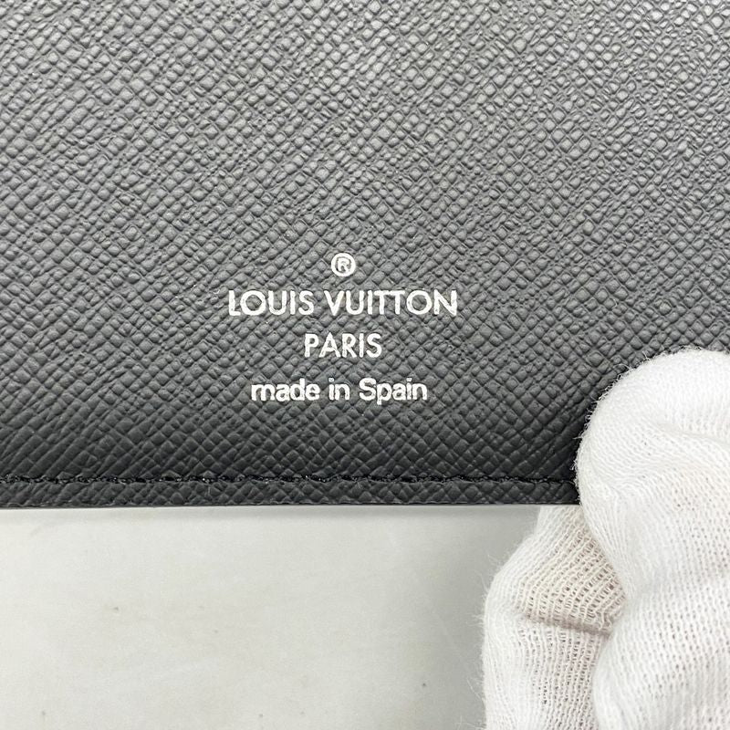 Louis Vuitton Wallet Monogram Eclipse Portefeuille Marco NM M62545 Black Men's