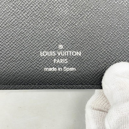 Louis Vuitton Wallet Monogram Eclipse Portefeuille Marco NM M62545 Black Men's