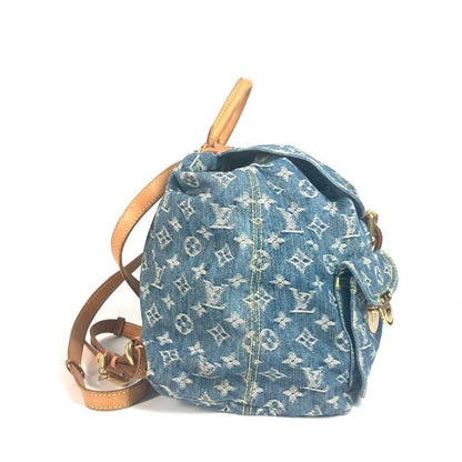 Louis Vuitton Backpack Sac Ad GM M95056 Monogram Denim Blue