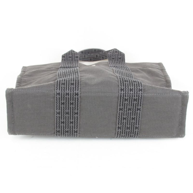 Hermes Her Line PM Handbag Canvas Gray