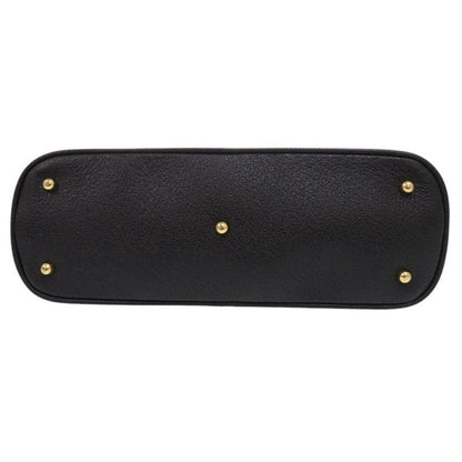 Gucci Bamboo Suede Black 2-way Handbag Black 1639 Gucci