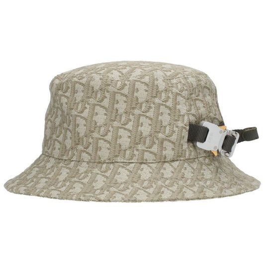 Dior 293c906j5763 Oblique Allover Bucket Hat With Rollers Men's M