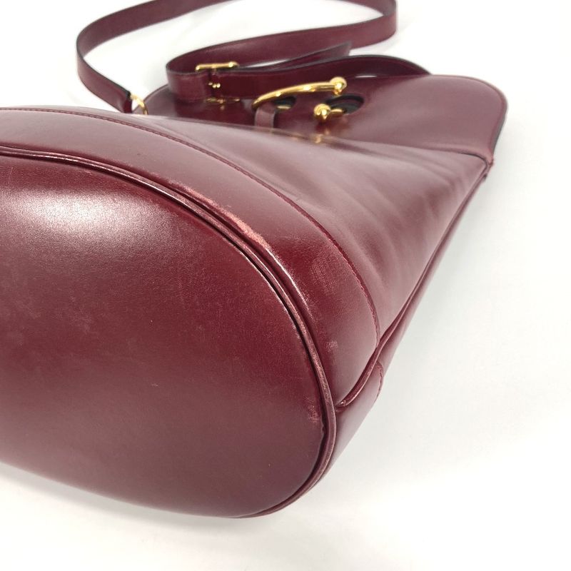 Hermes Shoulder Bag Alix Leather Bordeaux