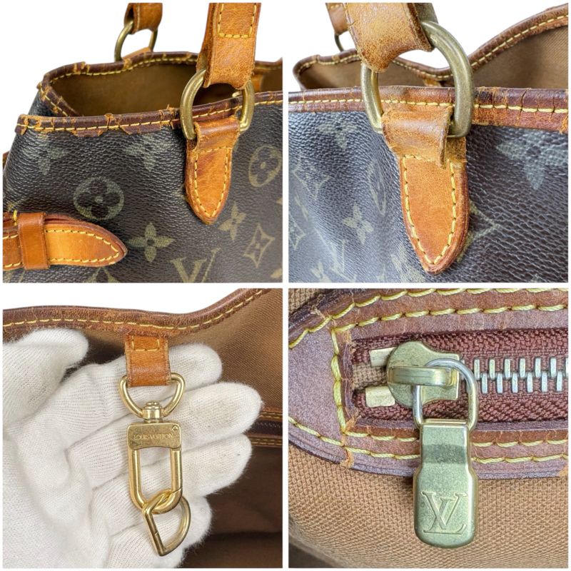 Louis Vuitton Monogram Leather Batignolles Orizontal Shoulder Tote Bag Shoulder