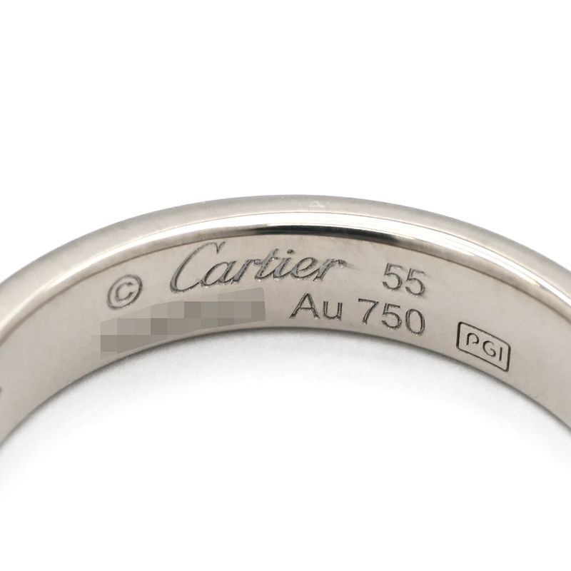 Cartier Ring Mini Love Ring 1p Diamond 18k White Gold Diamond White Gold