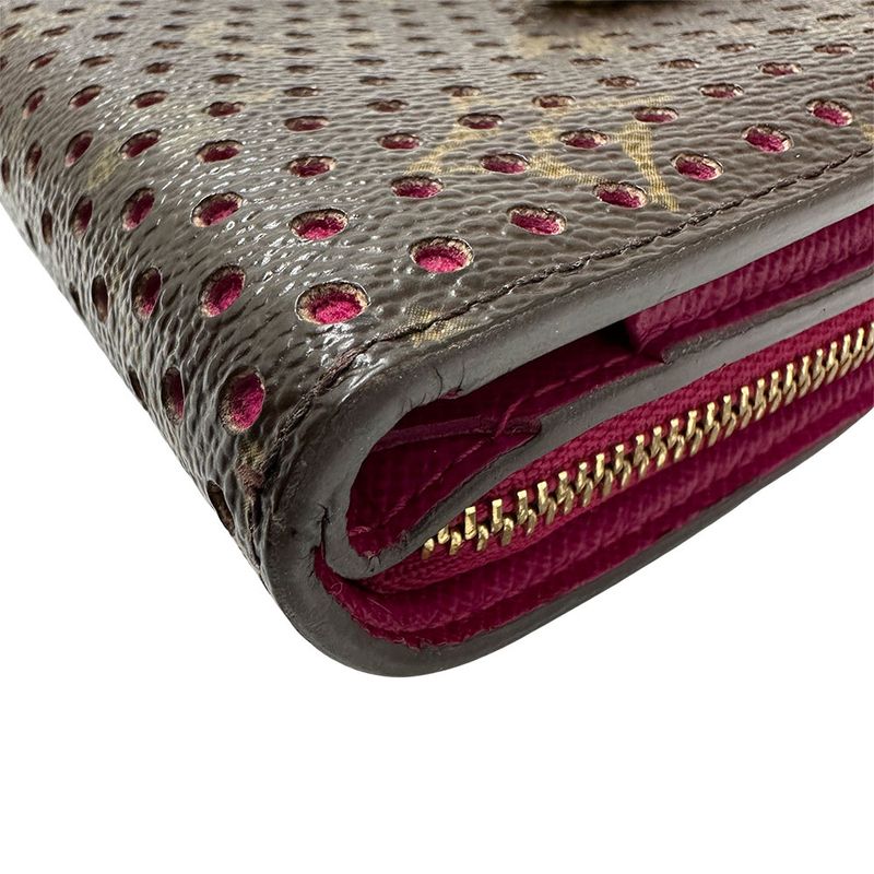 Louis Vuitton Wallets Ladies Branded Trifold Wallet Monogram Canvas Perfot