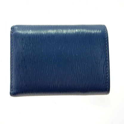 Prada Saffiano Navy Trifold Wallet Ladies