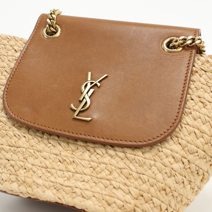 Saint Laurent Manon Mini Bag 774269 Baggage Bag Raffia Leather Women