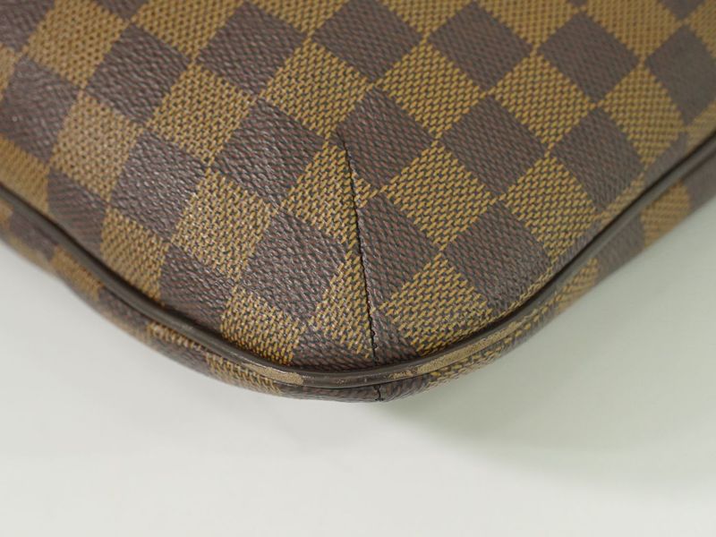 Authentic Louis Vuitton LV Bloomsbury PM Damier Ebène Shoulder Bag Pochette