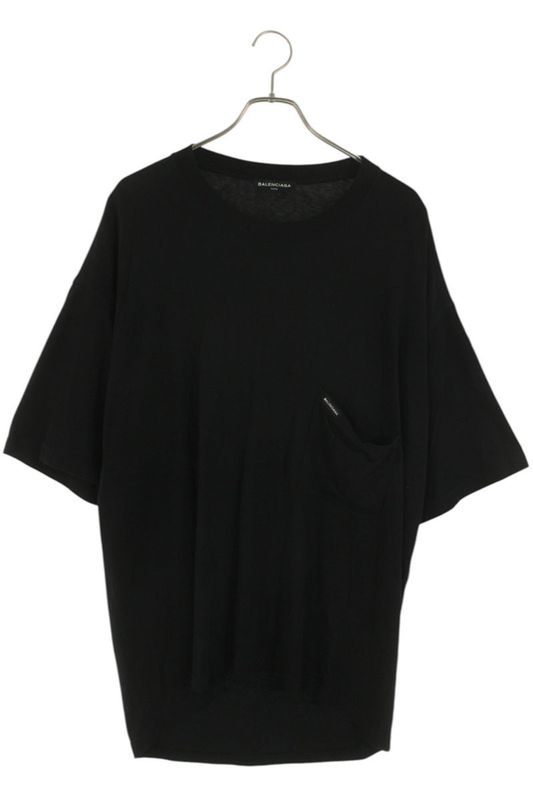 Balenciaga 503218 Tu18k Pocket Logo T-shirt Men's S