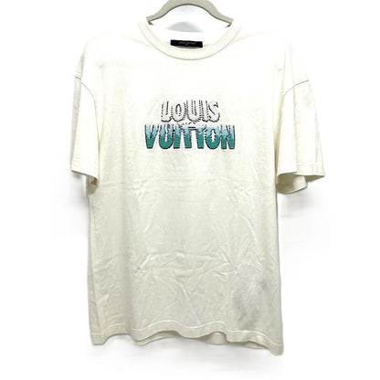 Louis Vuitton Short Sleeve T-shirt With Logo Embroidery Rm232m NPG Hpy35w